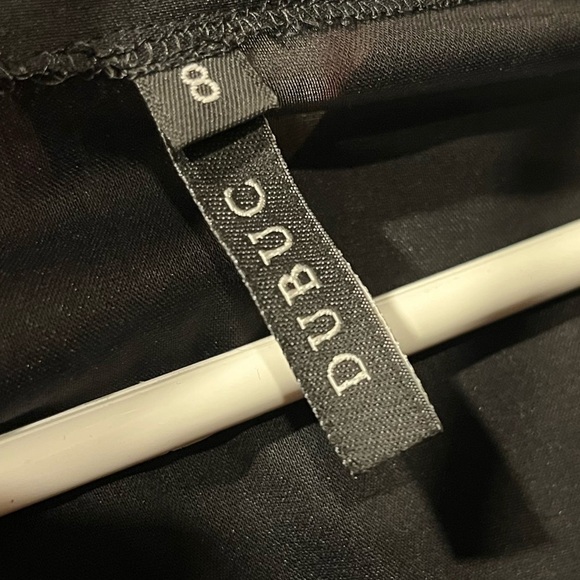 🖤 DUBUC • Black Sheer Tunic • Size 8 - Picture 2 of 9